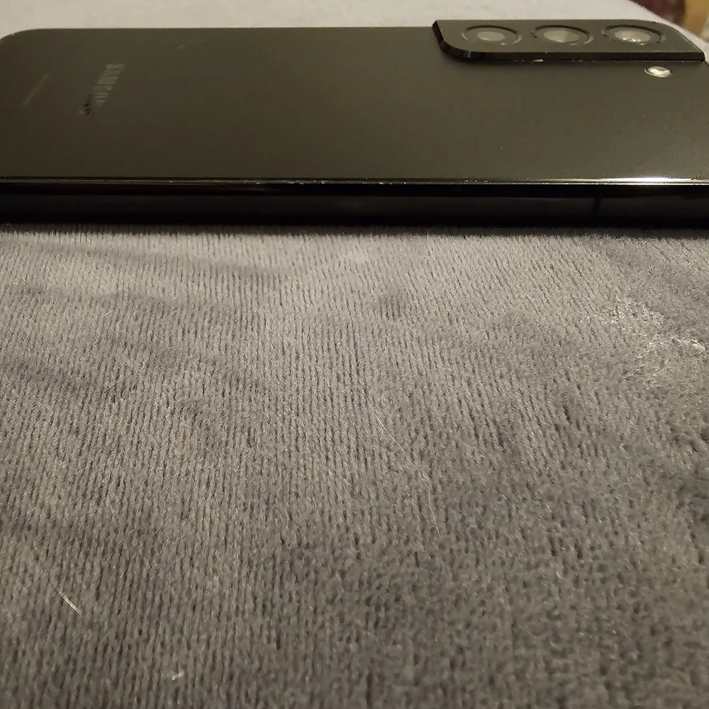 Samsung Galaxy s22 phone in phantom black